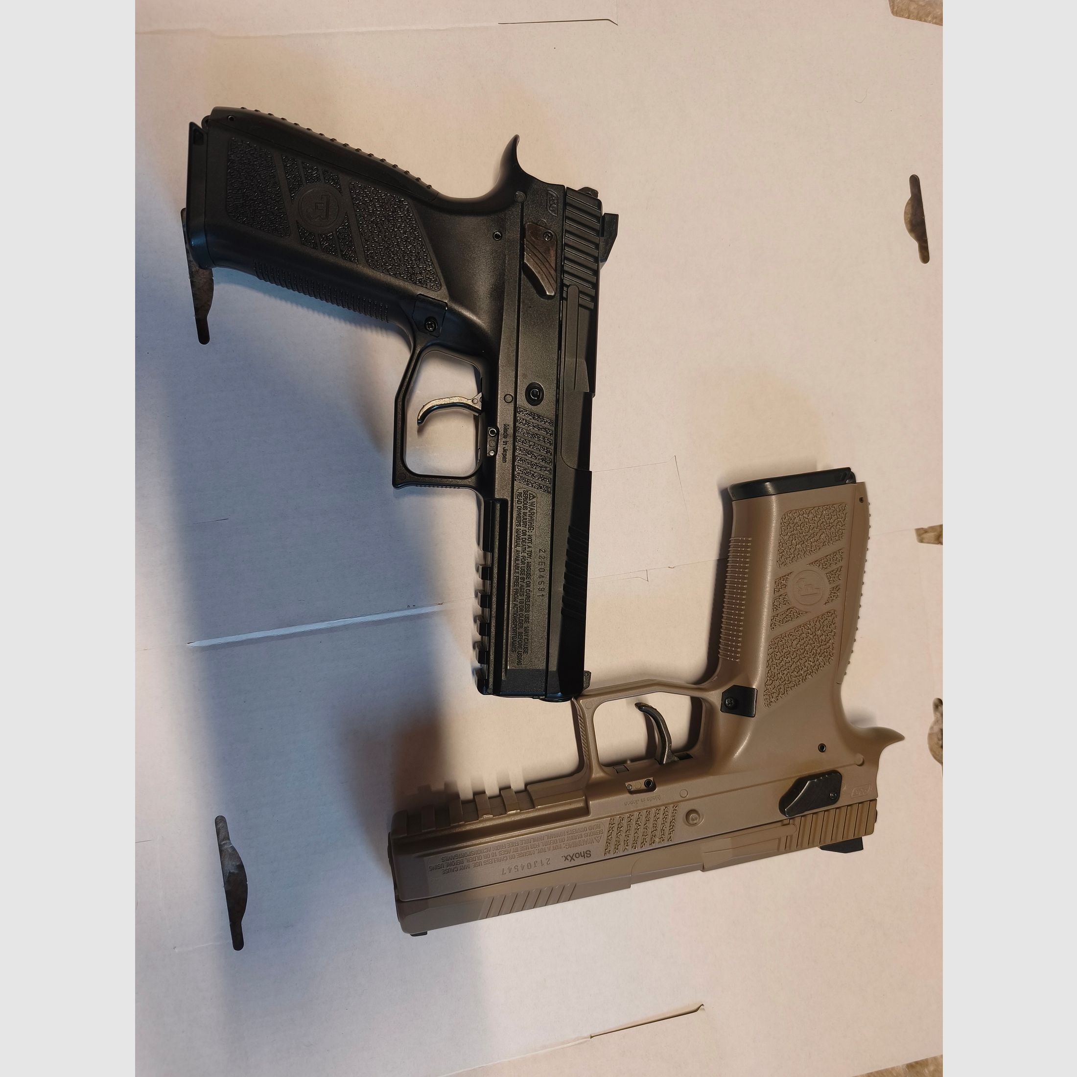 2x CO2 Pistool CZ P-09 4,5mm