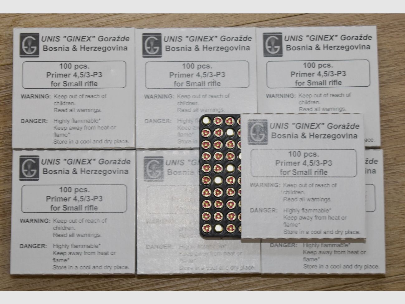 Ginex primers small rifle