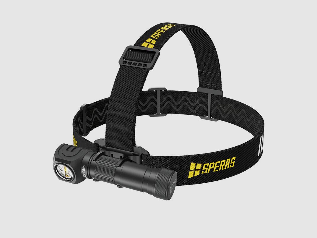 SPERAS - Lampe frontale - SH18, LuminusSFT402000lm250m1*18650Li-ion or2*CR123AUSB-C, image 2 sur 2