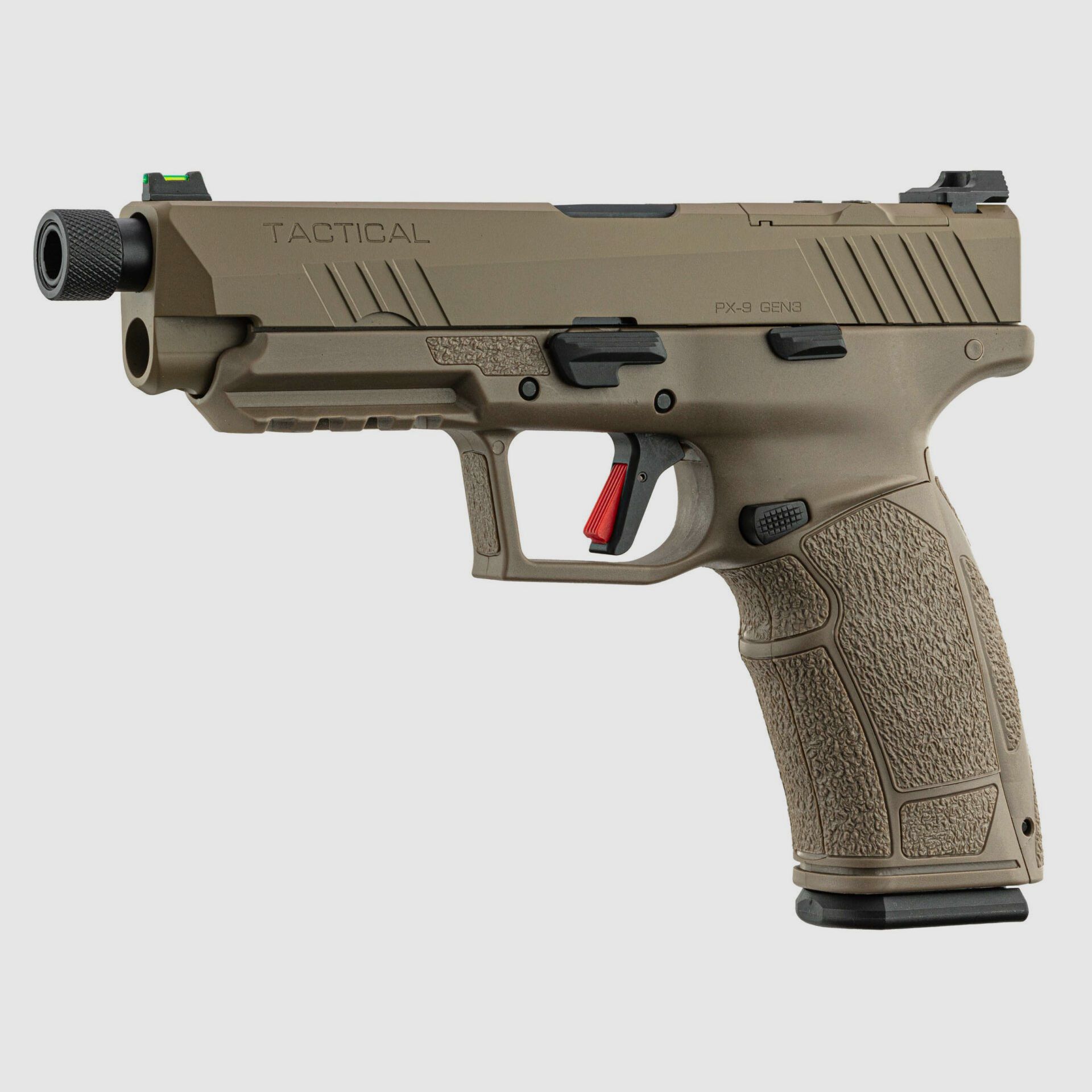 Pistolet TISAS PX-9 TACTICAL calibre 9×19 mm FDE Fileté, image 8 sur 10