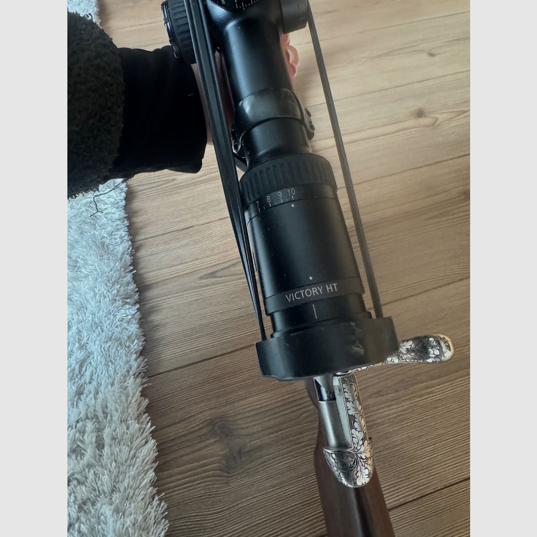 Steyr Mannlicher Luxus Repetierer .243 Win con pregiata incisione & Zeiss Victory HT