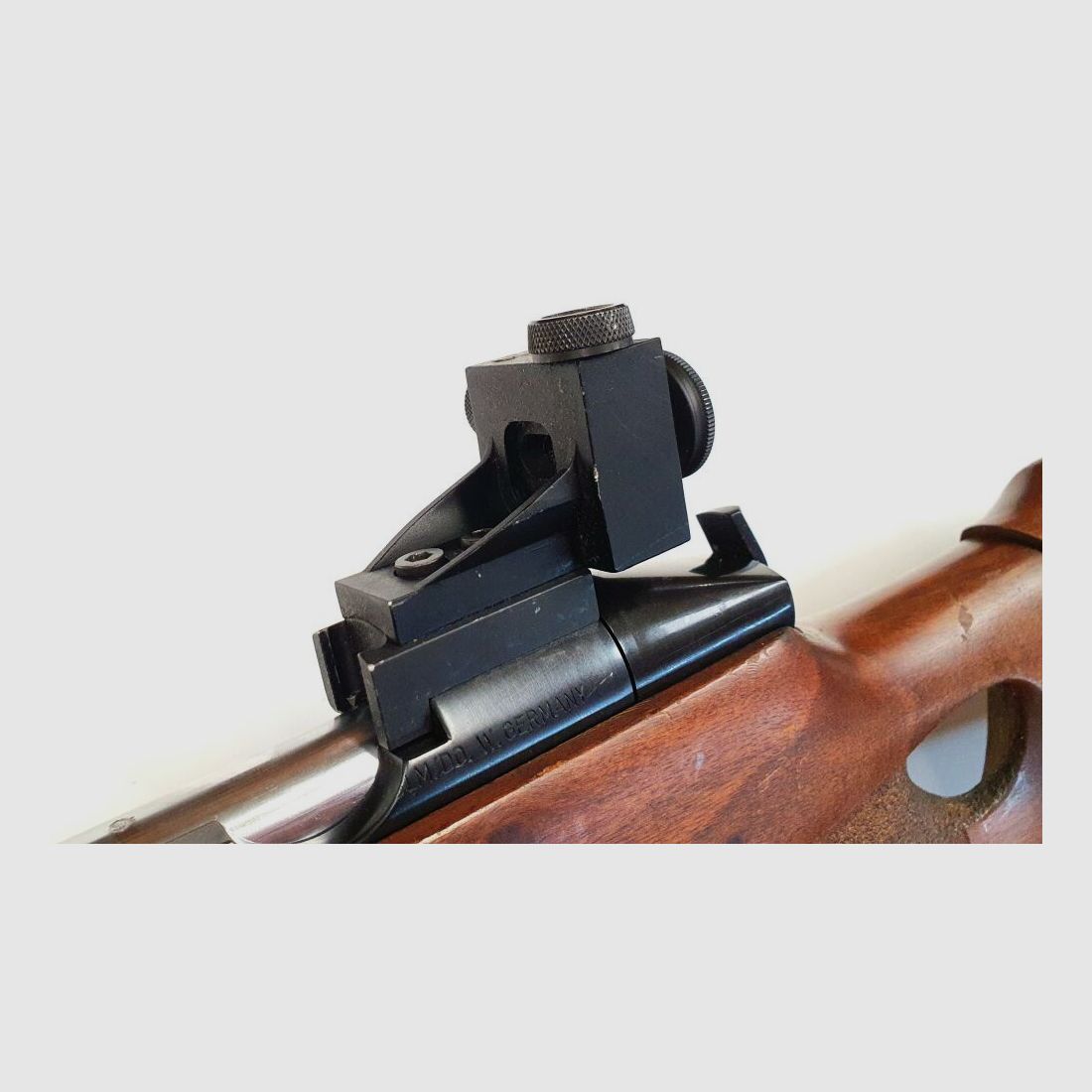 Walther !!Sammlerstück!! Einzelladerbüchse, Walther JR Biathlon im Kaliber .308Win mit Diopter