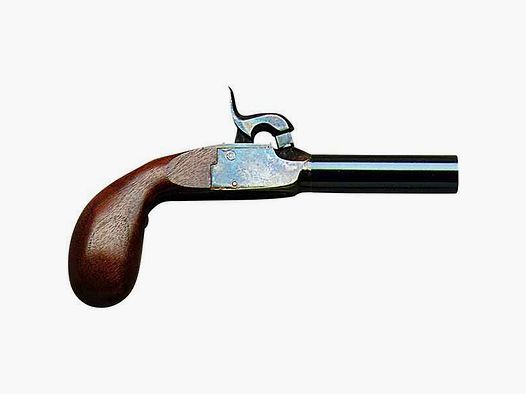 Vorderlader Pistole Liegi Derringer Perussion Kaliber .44