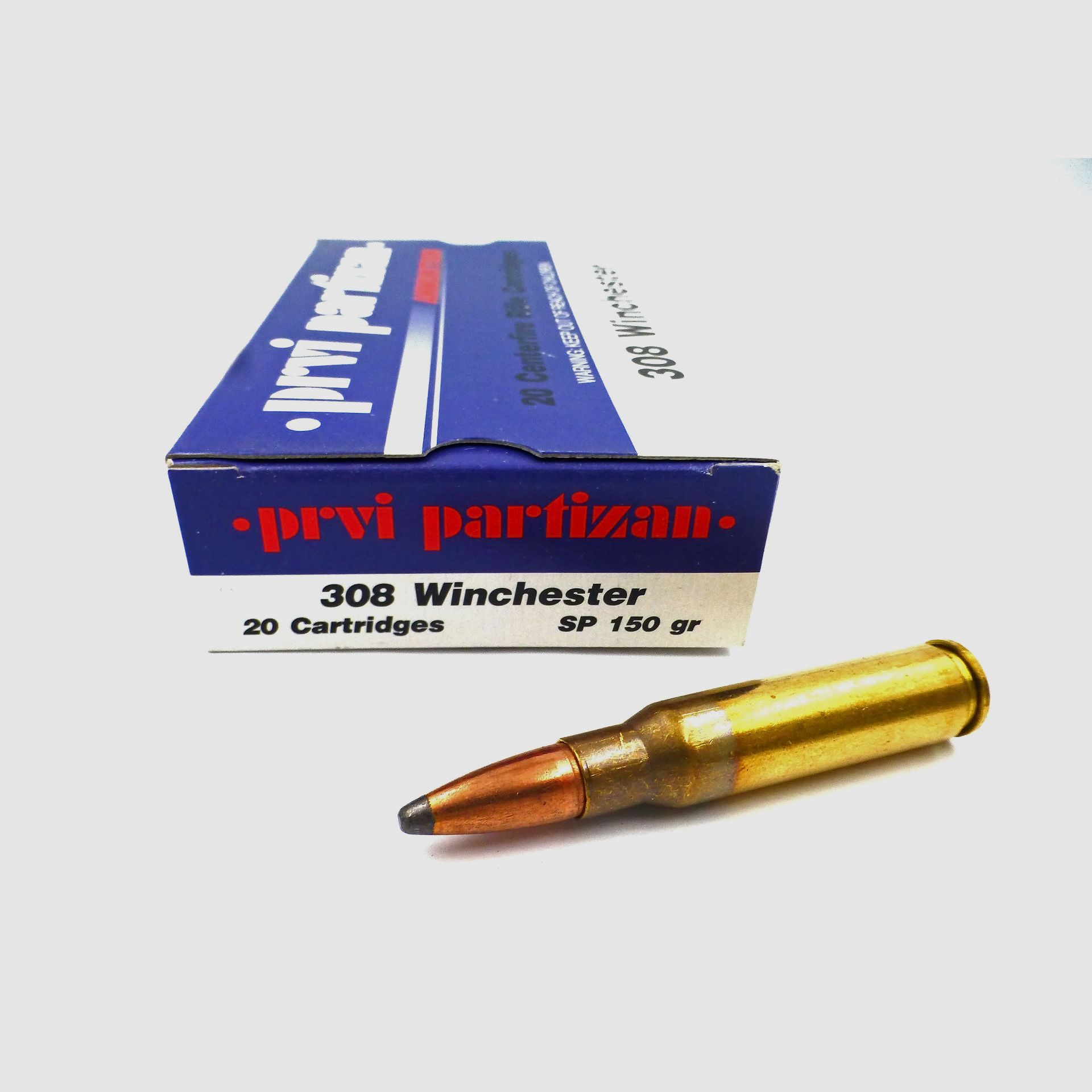 Patronen PARTIZAN Kal. 308Win 150gr SP