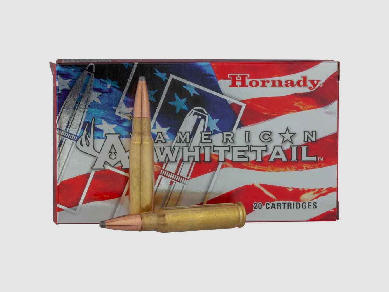 .308 Win. American Whitetail, Interlock SP 10,7g/165 gr. Hornady