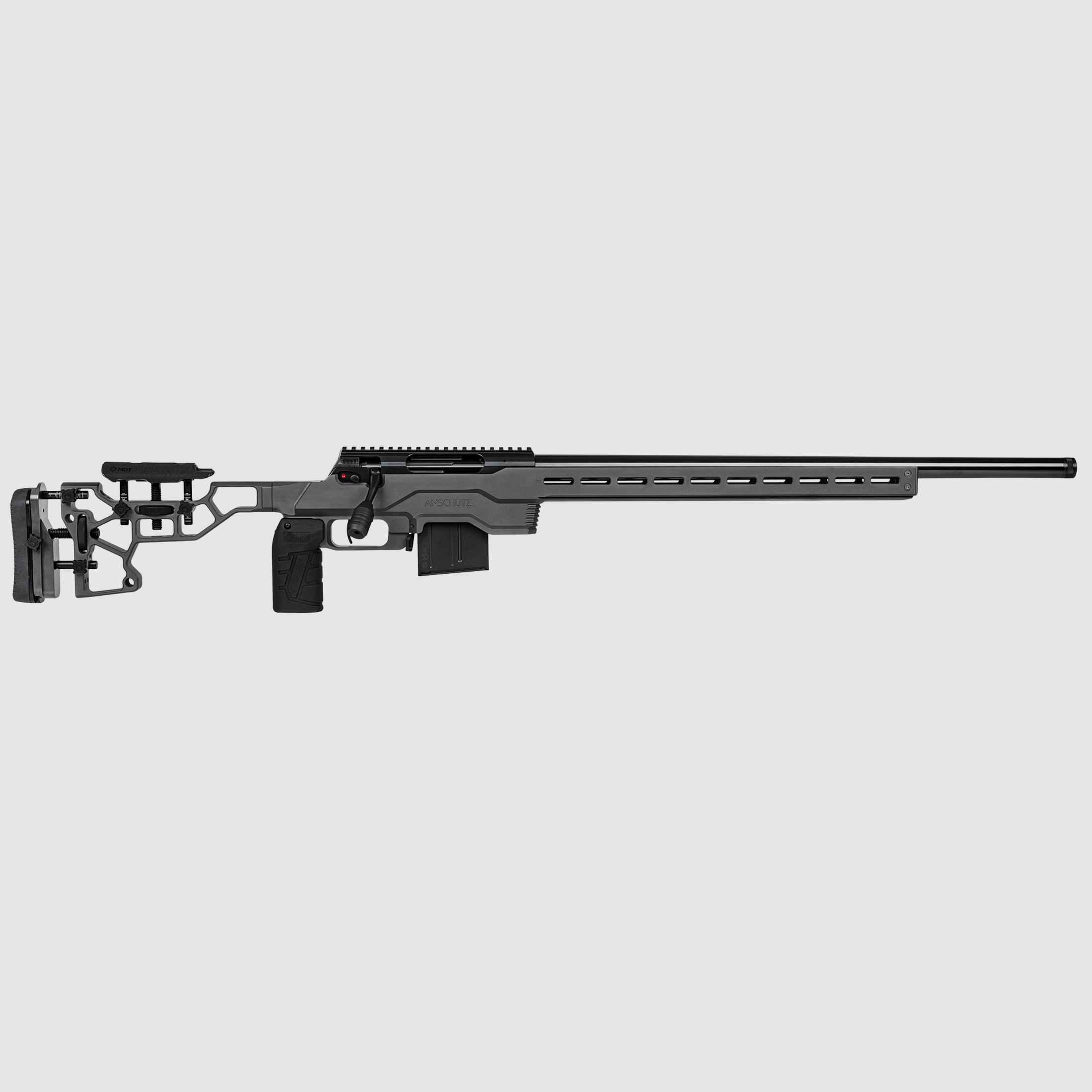 J.G. Anschütz 1782 APR 6.5 Creedmoor Carbon Grey in the ACC Premier Chassis by MDT M18x1 660 LL