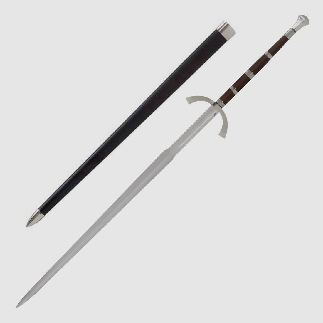 Urs Velund 168cm Zweihandschwert mit Holz-Scheide