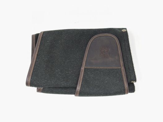 Artipel – Pocket case 140 cm in Loden and leather for rifle with optic (FOL21)