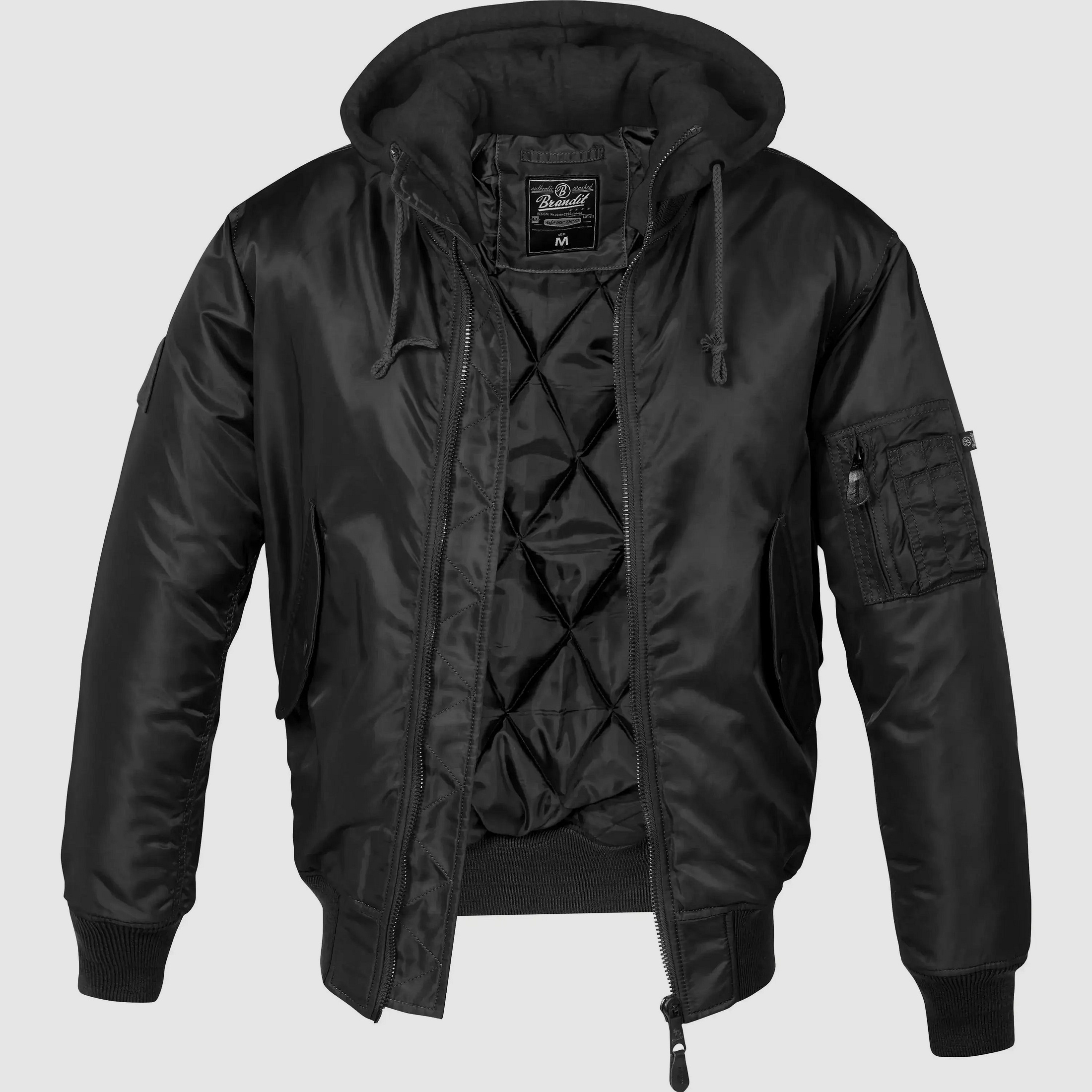 Brandit Brandit Jacket MA1 Sweat Hooded Jacket - Olive / S Men