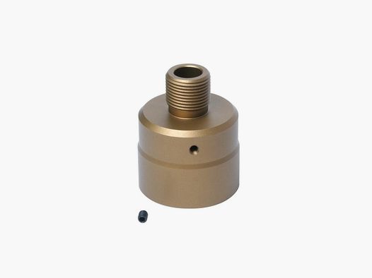 Adapter Schalldämpfer 14mm CCW G&G für MP9 Desert - Geräuschreduzierung - Einfache Montage - Optimiert für Airsoft