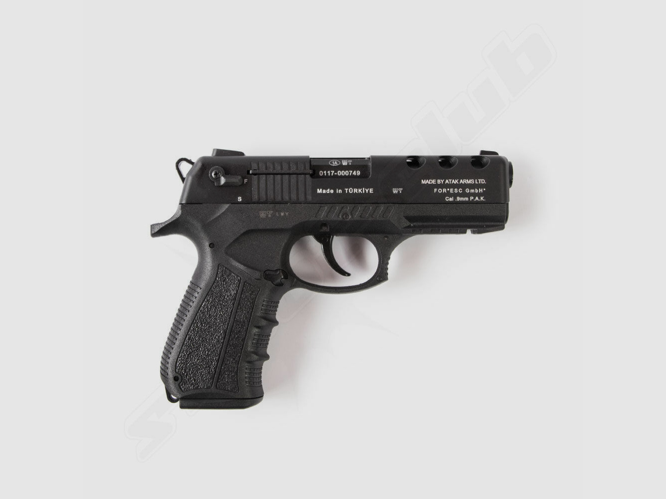 Zoraki Zoraki 4918 brüniert im Set 9 mm P.A.K. 50 Platzpatronen