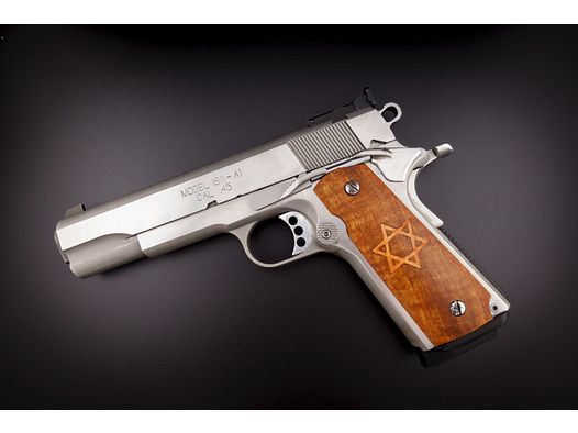 Colt 1911 A1 Griffschalen mit Davidstern Inlay 