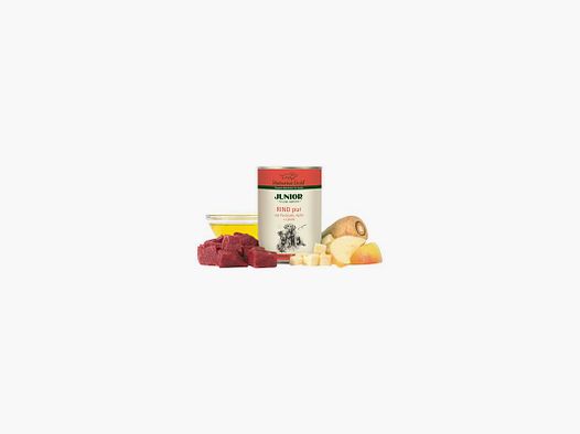 Hubertus Gold Junior Rind pur mit Pastinaken und Apfel 400g