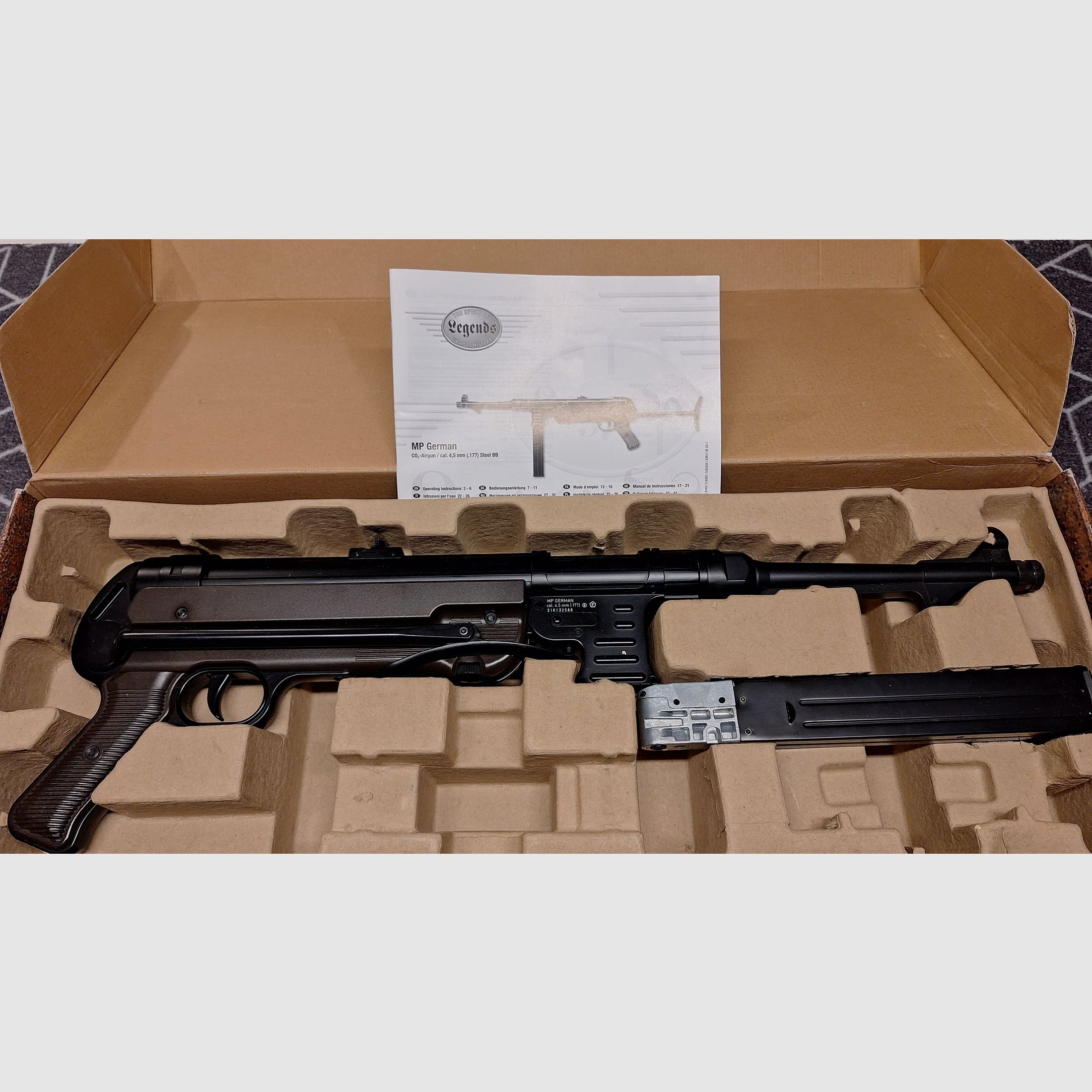 Legends MP German - 4.5 mm steel BB Co2 - NEW!