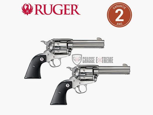 Revolver RUGER NEW VAQUERO Sass Inox calibre 357 Mag