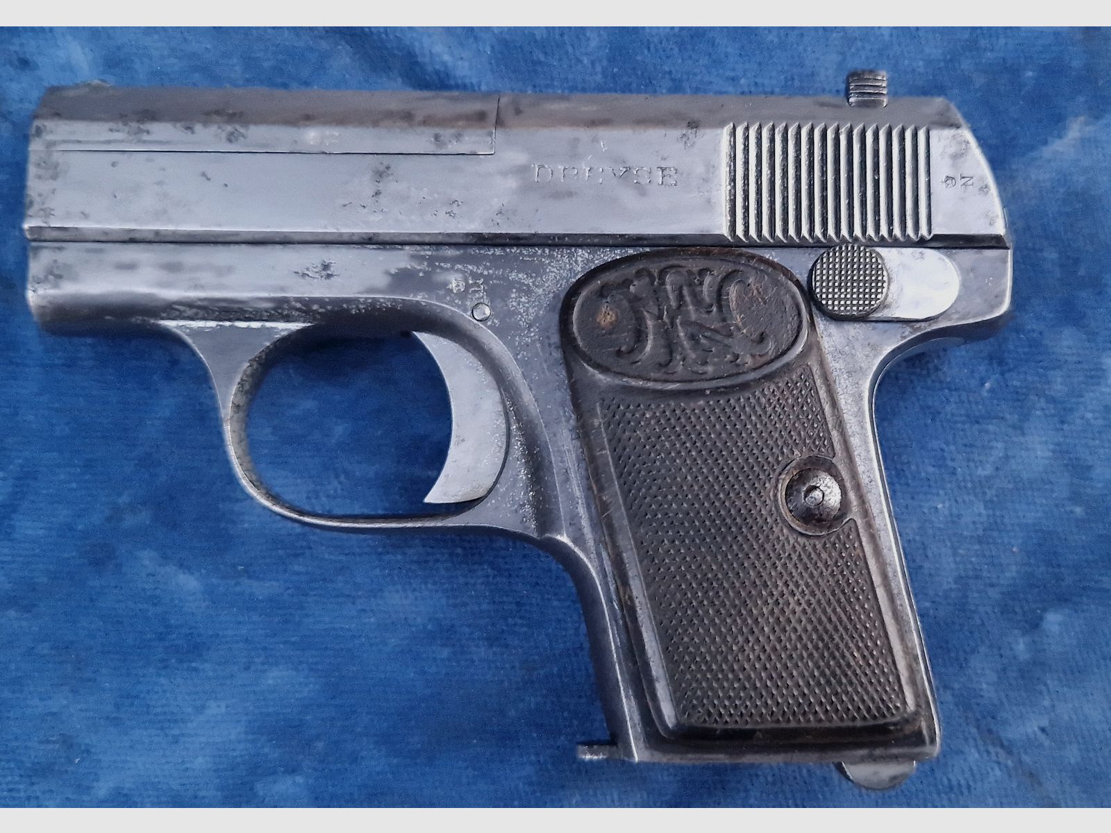 Dreyse modèle 1908 pistolet de poche (hors service), image 5 sur 8