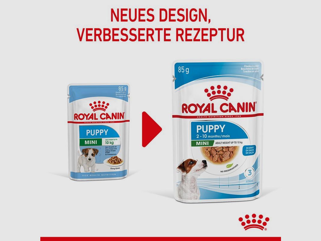 ROYAL CANIN Kleine Hunde Nassfutter Welpen bis zum 10. Monat 12x85 g