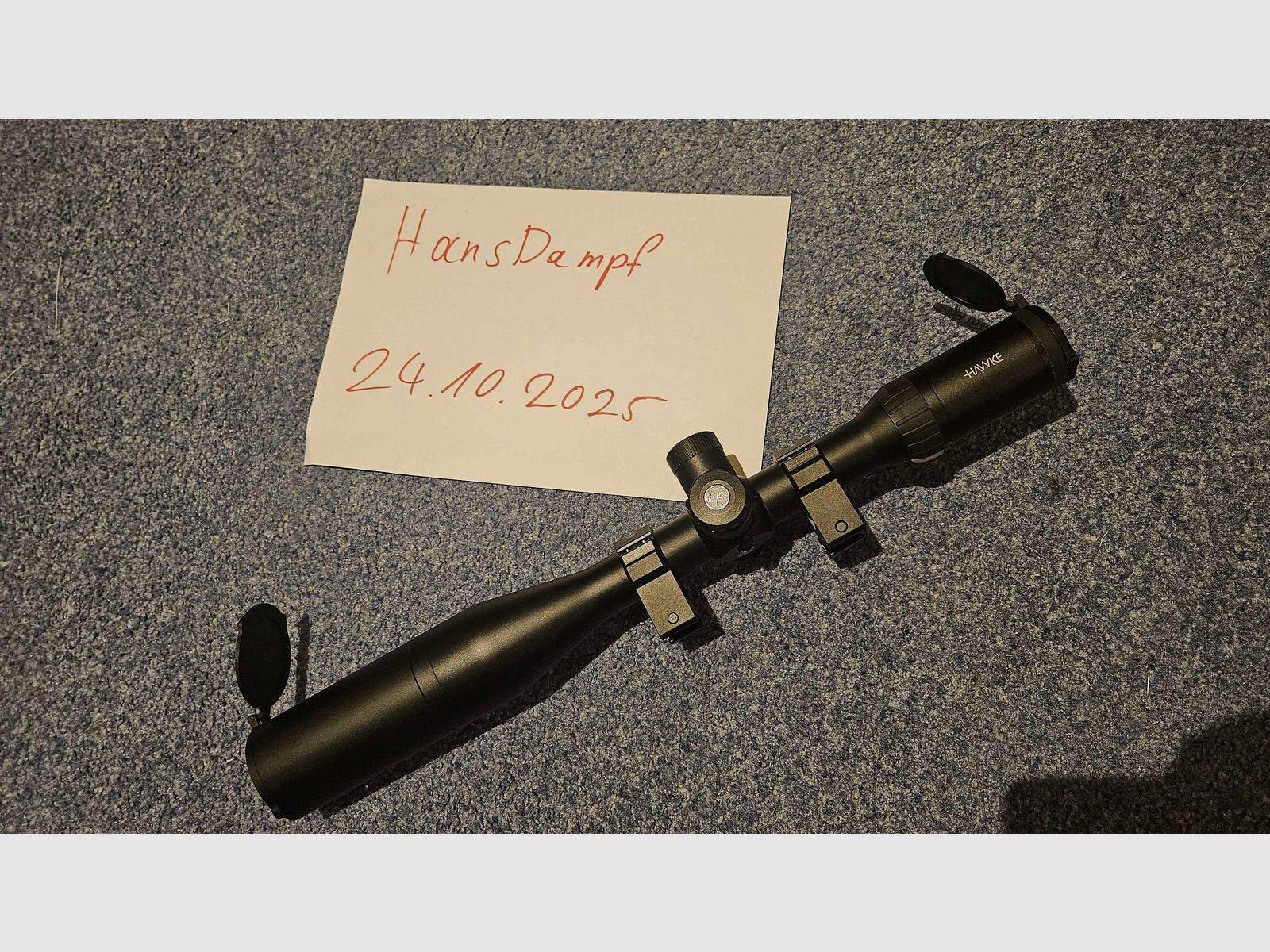 Viseur Hawke Airmax 30 FFP SF 6-24x50 AMX IR tube de 30 mm mise au point latérale réticule AMX éclairé