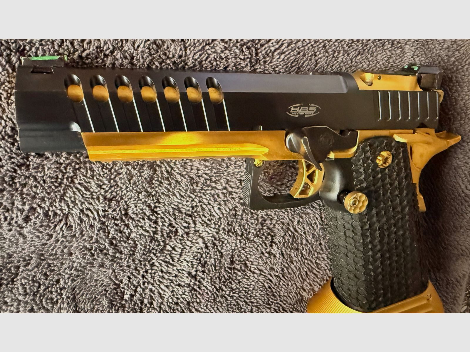 IPSC Standard optics STI 2011 HPS Range Master 5.4“ 9mm Luger with front cut, Picatinny rail, weapon is optic ready not CZ Shadow, Infinity, KMR, Sig Sauer, Walther, Beretta