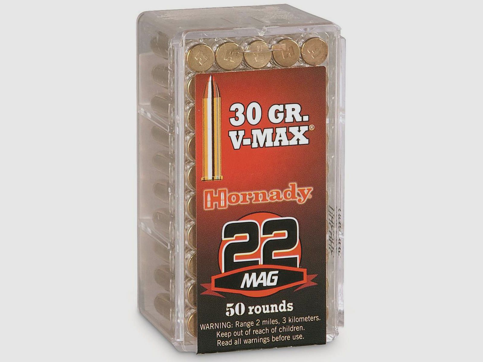 Hornady Varmint Express .22 WMR 30GR V-Max 50 Patronen