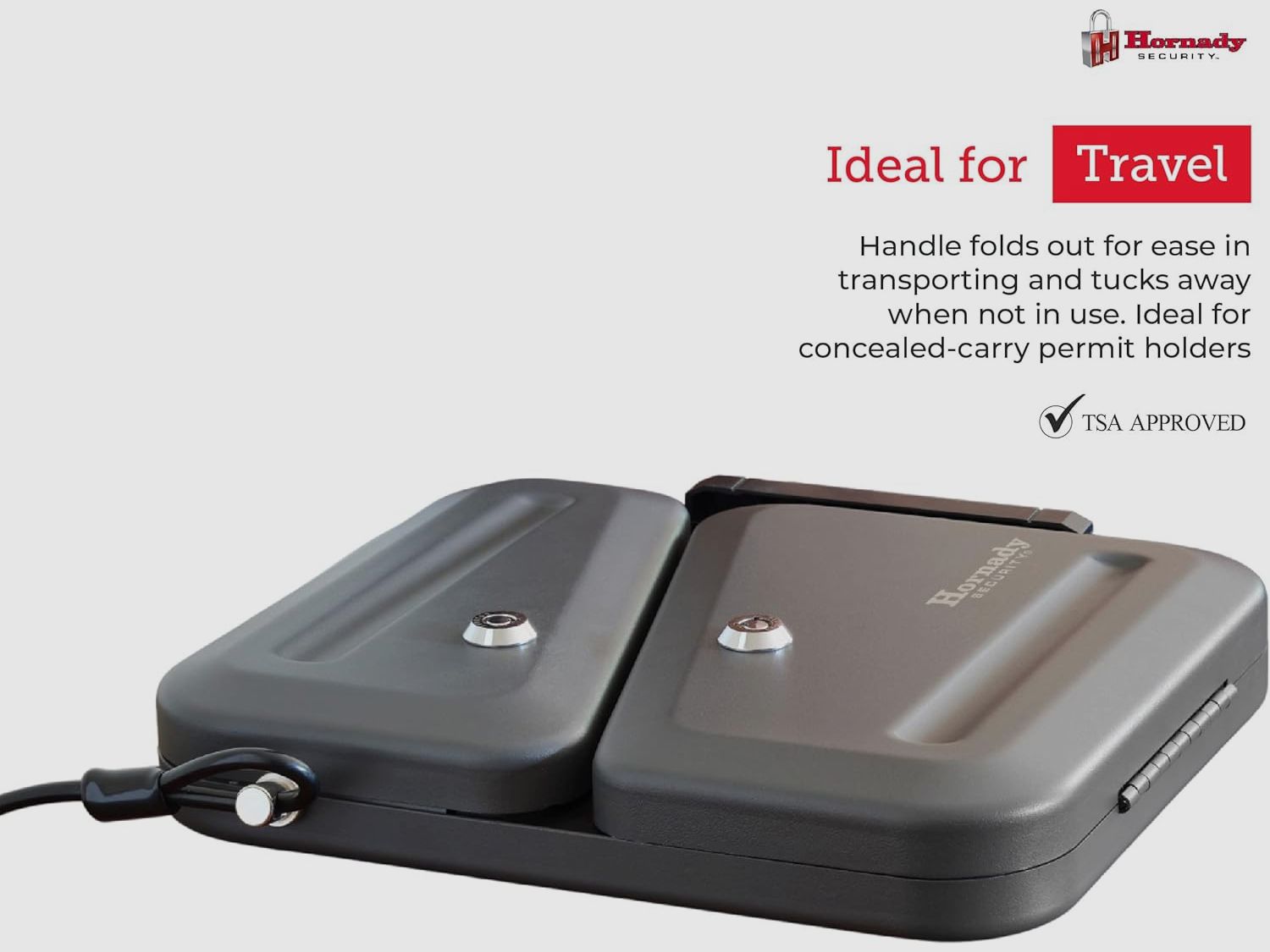 Caja de seguridad Hornady DUAL-LID con cerradura