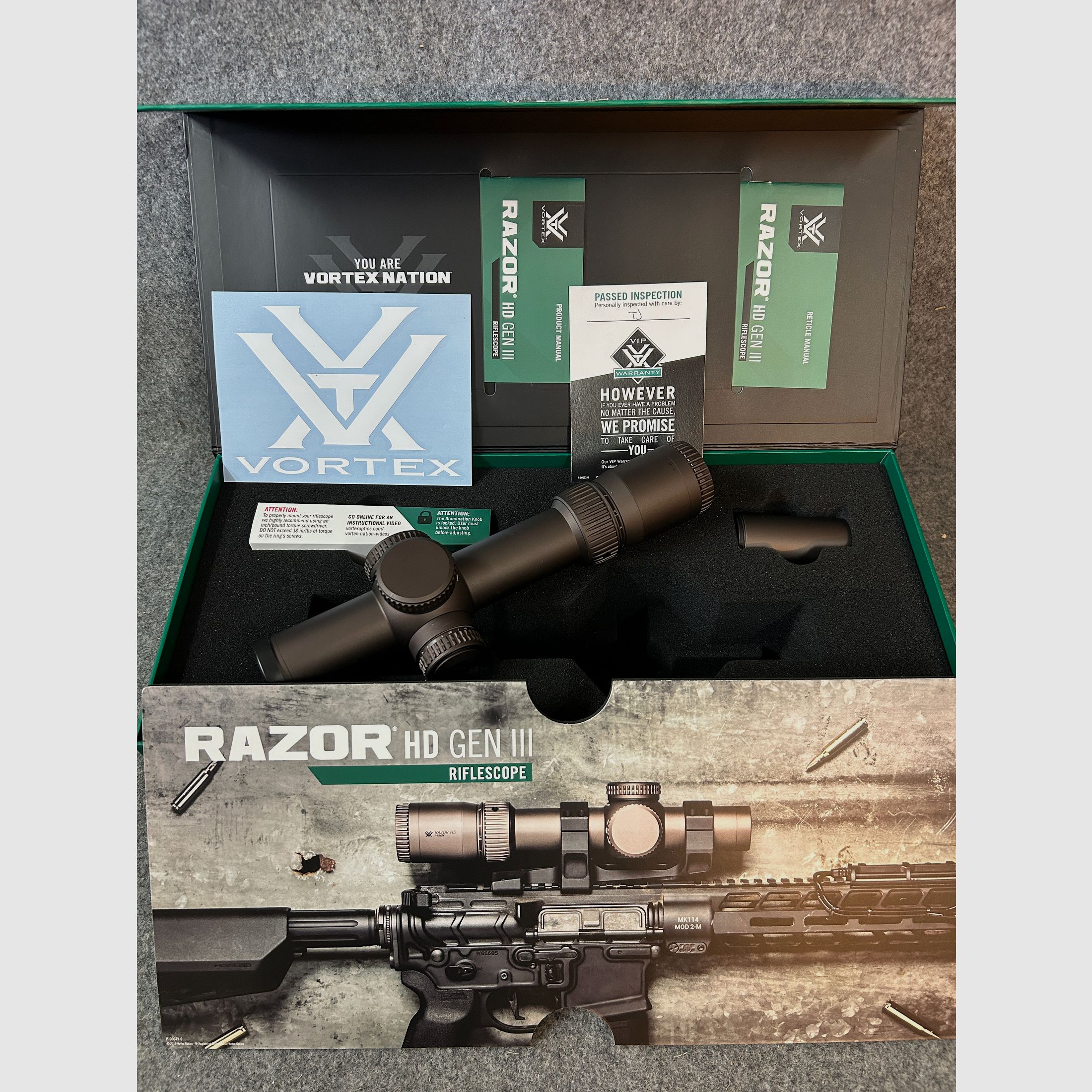 Vortex Razor HD Gen III 1-10x24 MRAD