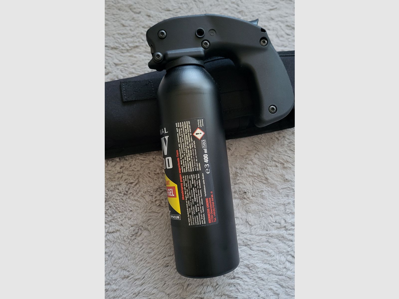 Pfeffergel TW1000 Super Gigant - 400 ml + Gürtelholster von Coptex 