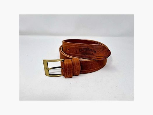 Belt trousers mm 35 in Old Style leather