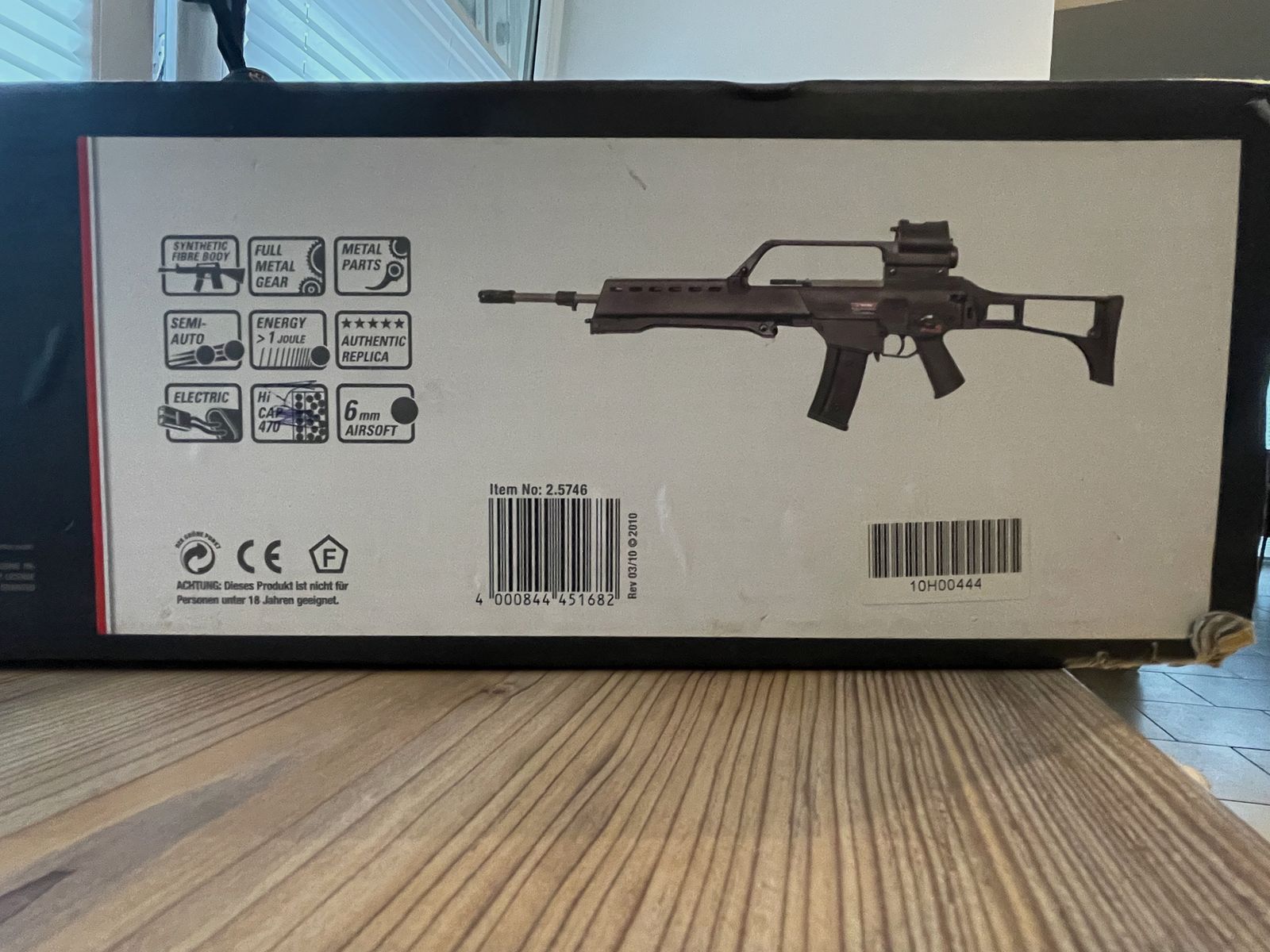 Heckler & Koch G36 S-AEG 6mm – Umarex (Item 2.5746) – Top Zustand mit OVP & Dual-Visier