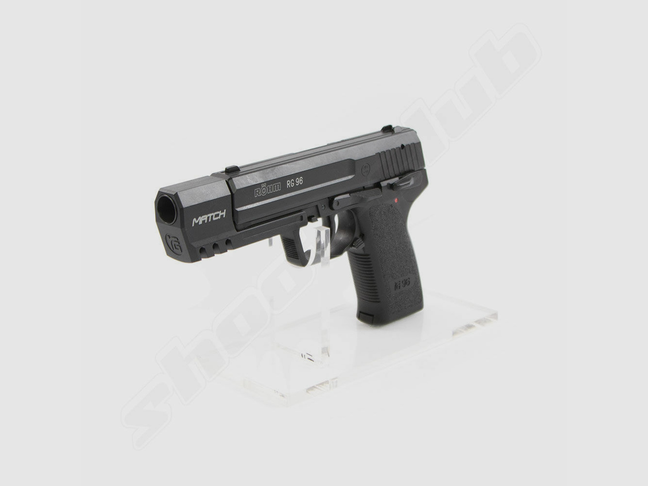 Röhm	 RG 96 MATCH brüniert 9 mm P.A.K. Platzpatronen-Set