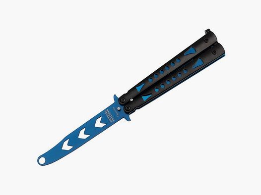 Blauer Balisong-Schmetterlingsmesser 02164