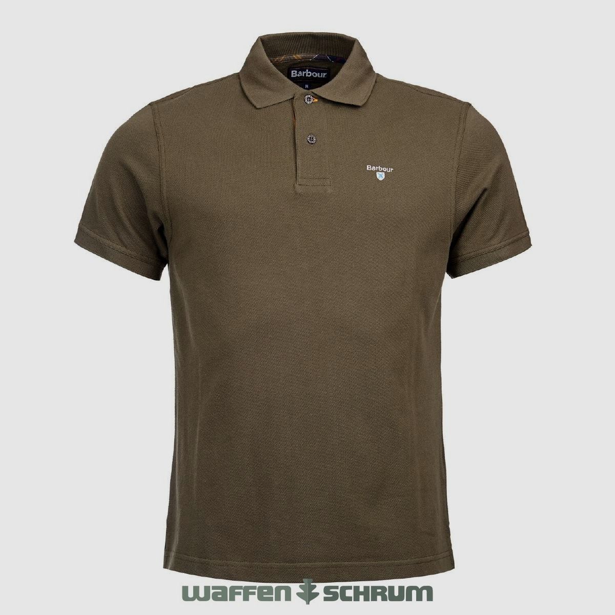 Barbour Poloshirt Tartan Pique  Dk. olive/classic