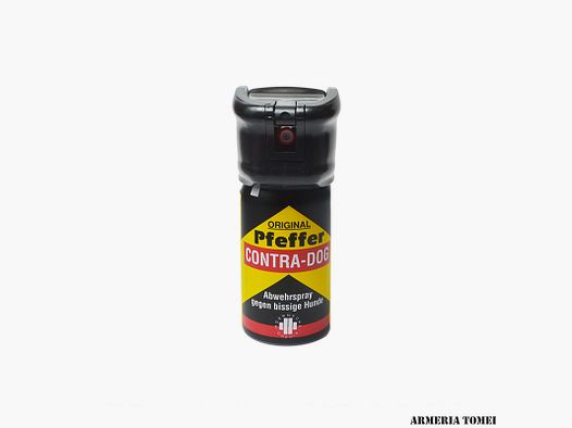 CONTRA-DOG – SPRAY ANTIAGGRESSIONE A GETTO BALISTICO IDEALE PER ANIMALI DI GROSSA TAGLIA