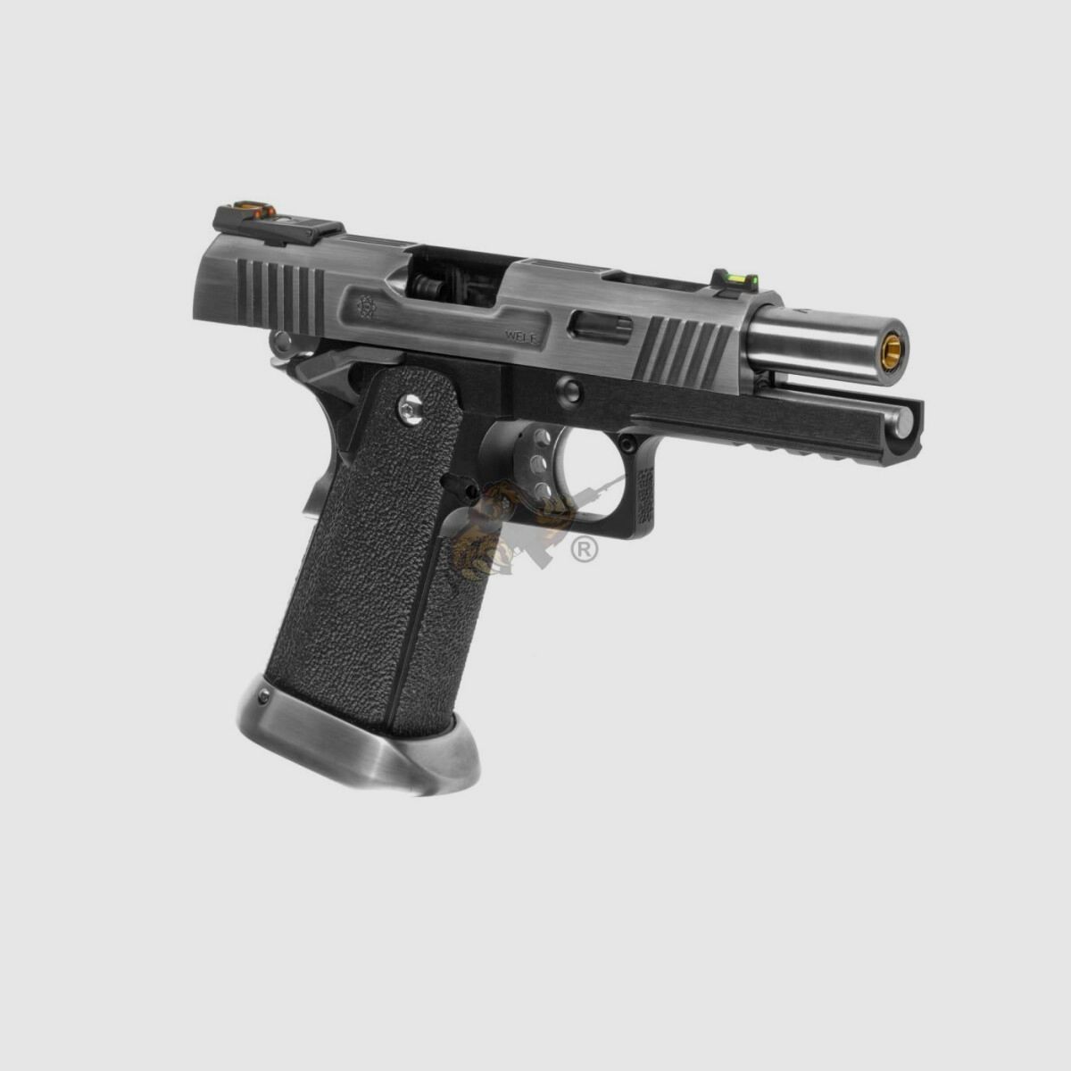 WE Hi-Capa 4.3 Force Full Metal Silver GBB -F-