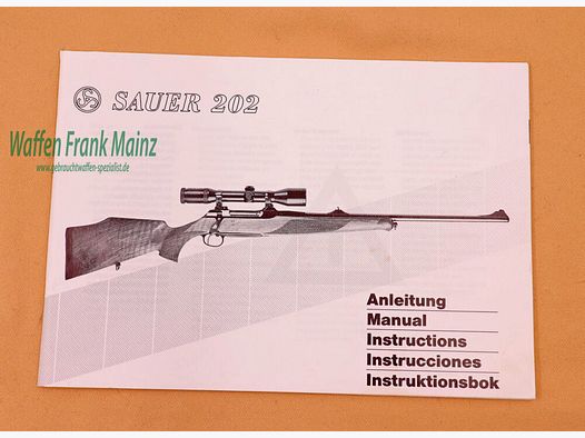 Sauer u. Sohn/Eckernförde Bedienungsanleitung Mod. 202