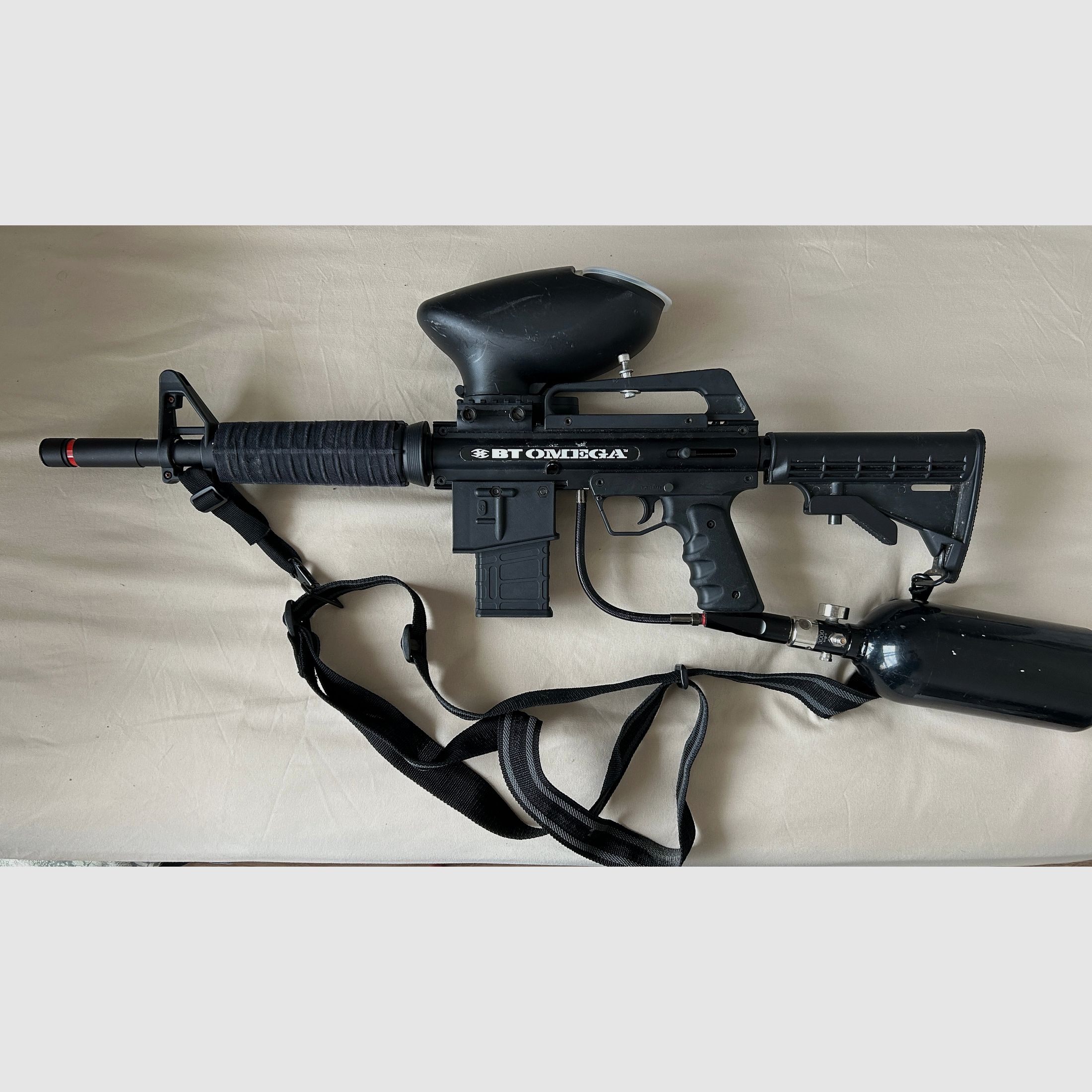 lot paintball bt omega electro + spyder MR1