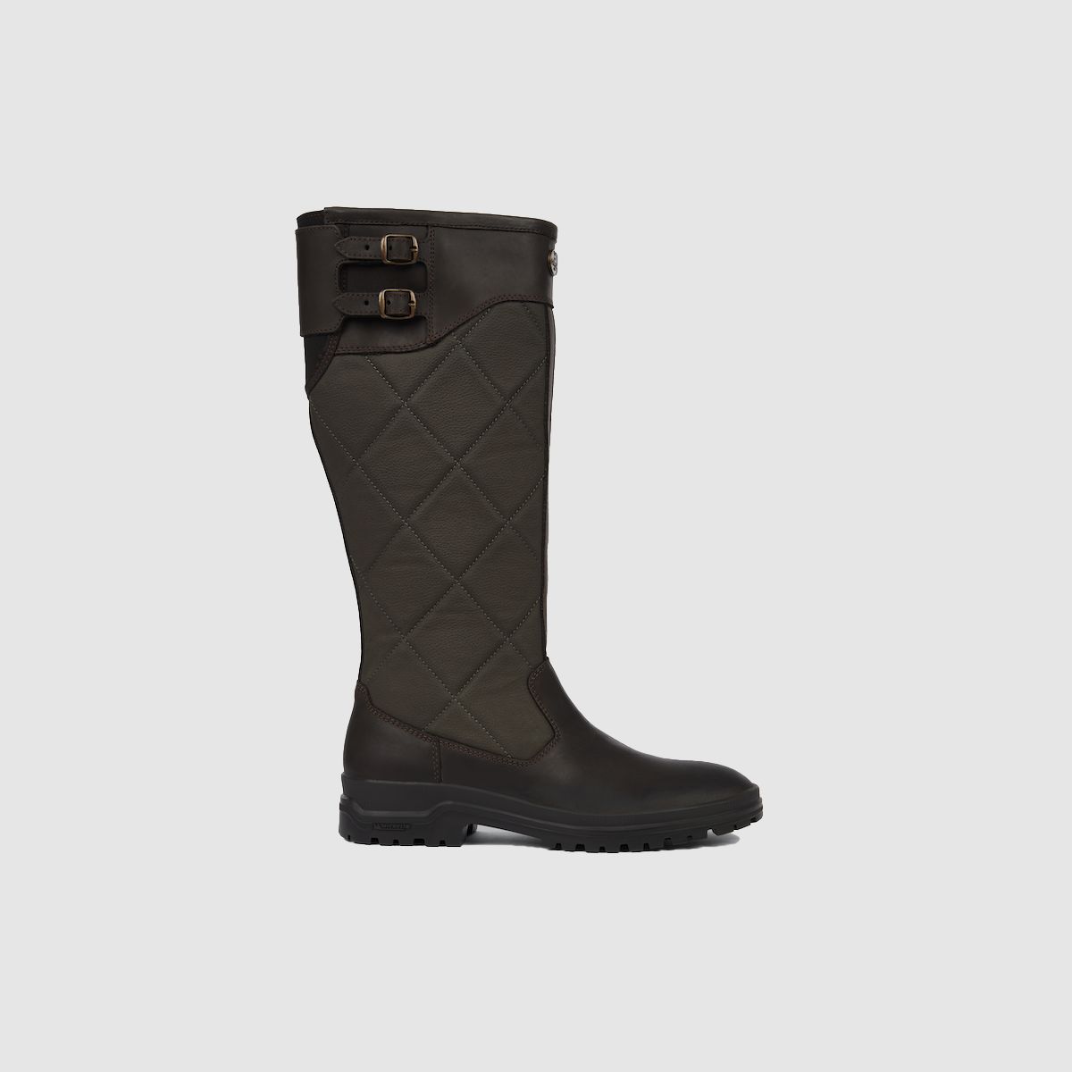 LE CHAMEAU Jameson Quilted Damenstiefel gesteppt Marron