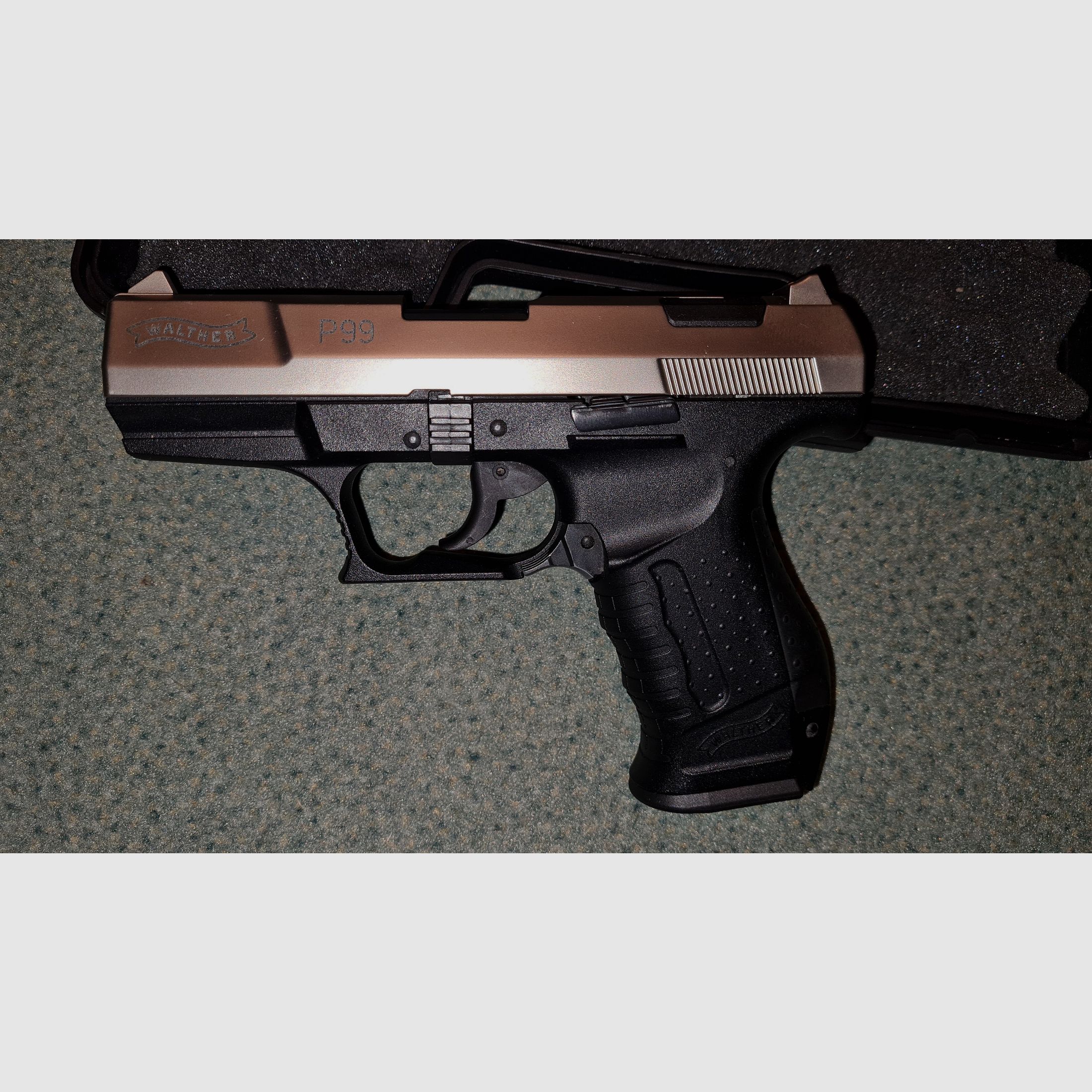 P99 Nickel, 9mm PAK