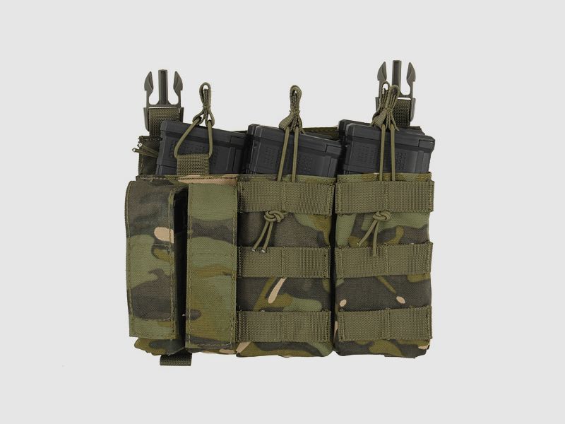 Buckle Up Triple 5.56/Pistol Pouch Panel - MT