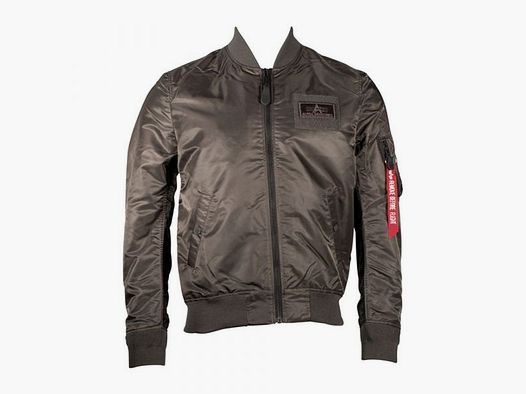 alpha industries Alpha Industries Fliegerjacke MA-1 TT Custom grau schwarz