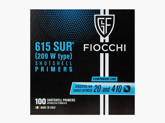 Fiocchi Inneschi 615 SUR (209 W Type) CONF. 100