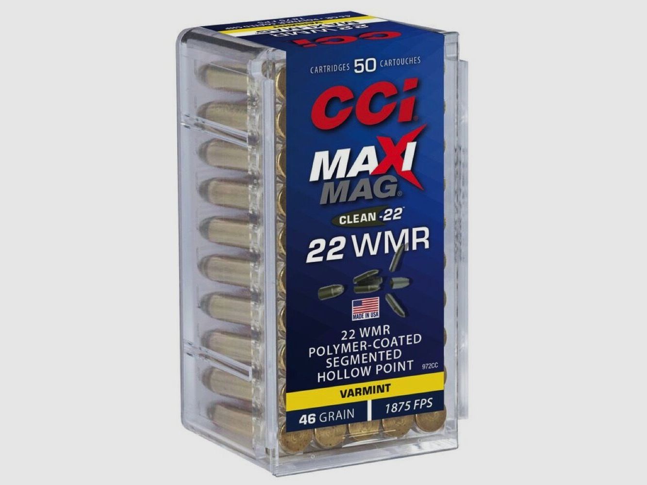 CCI Maxi-Mag SHP 46grs 50St .22wmr