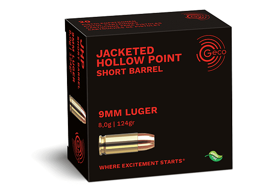 Geco 9mm Luger Hohlspitz 124gr. Red Zone