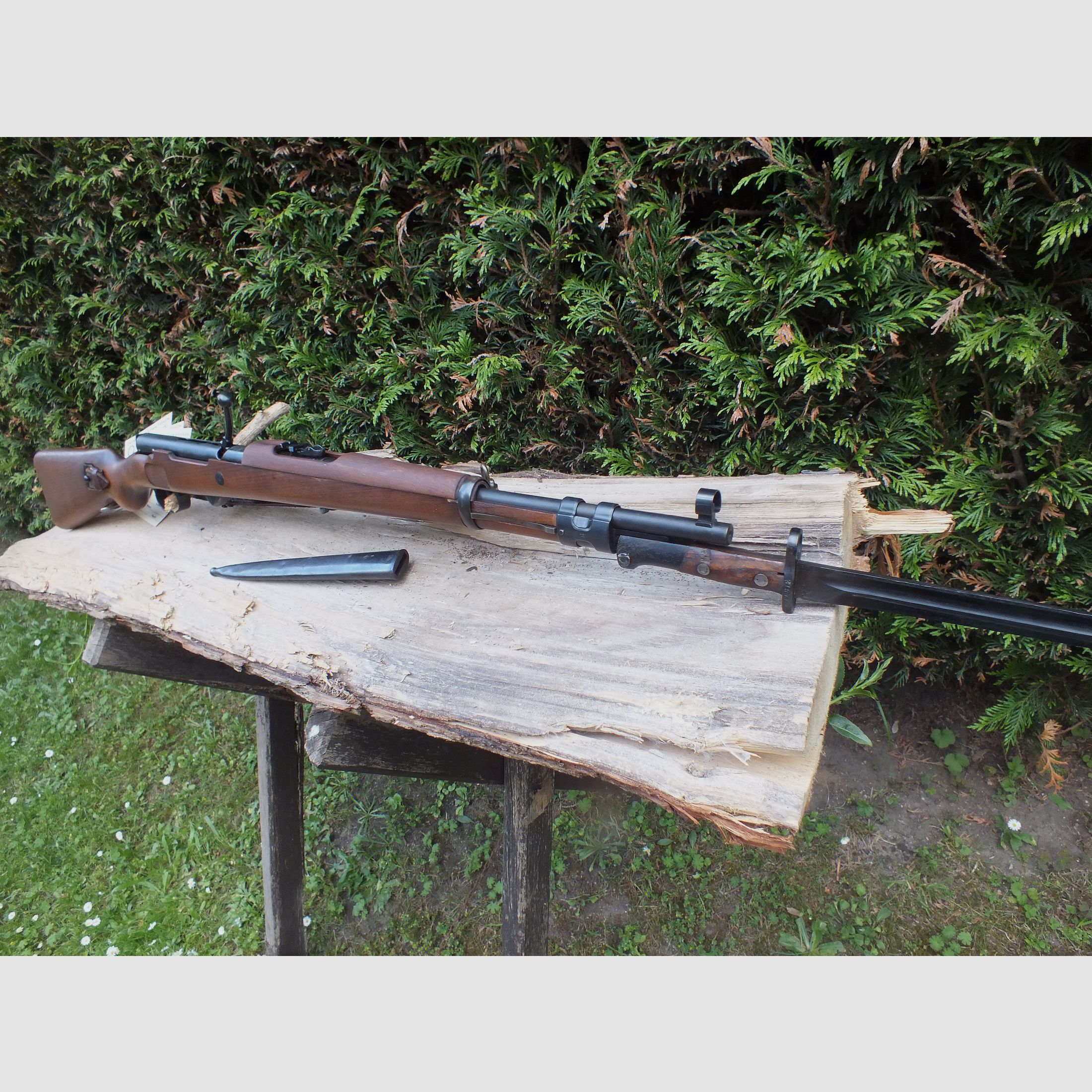 Haenel 310-9 in K98 stock