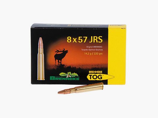 Brenneke 8x57 IRS 220GR TOG 20 Patronen