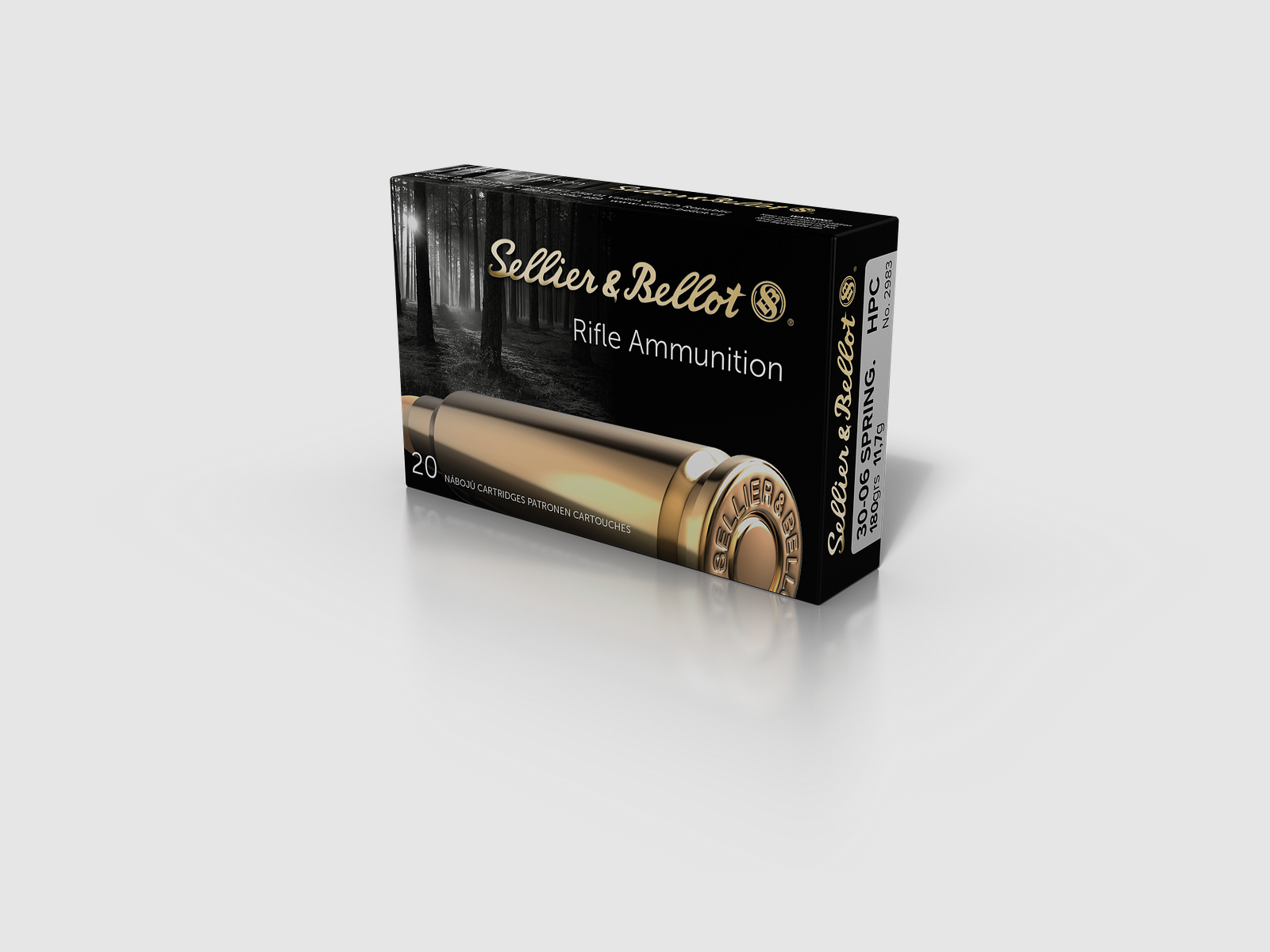 Sellier & Bellot Munizioni per fucile .30-06 Spring 11,7g Hollow Point Capped, immagine 1 di 2