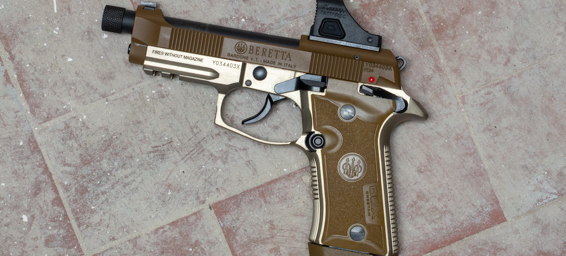 Beretta 80X Cheetah Tactical FDE — Większy zasięg, większa pojemność, włoski design