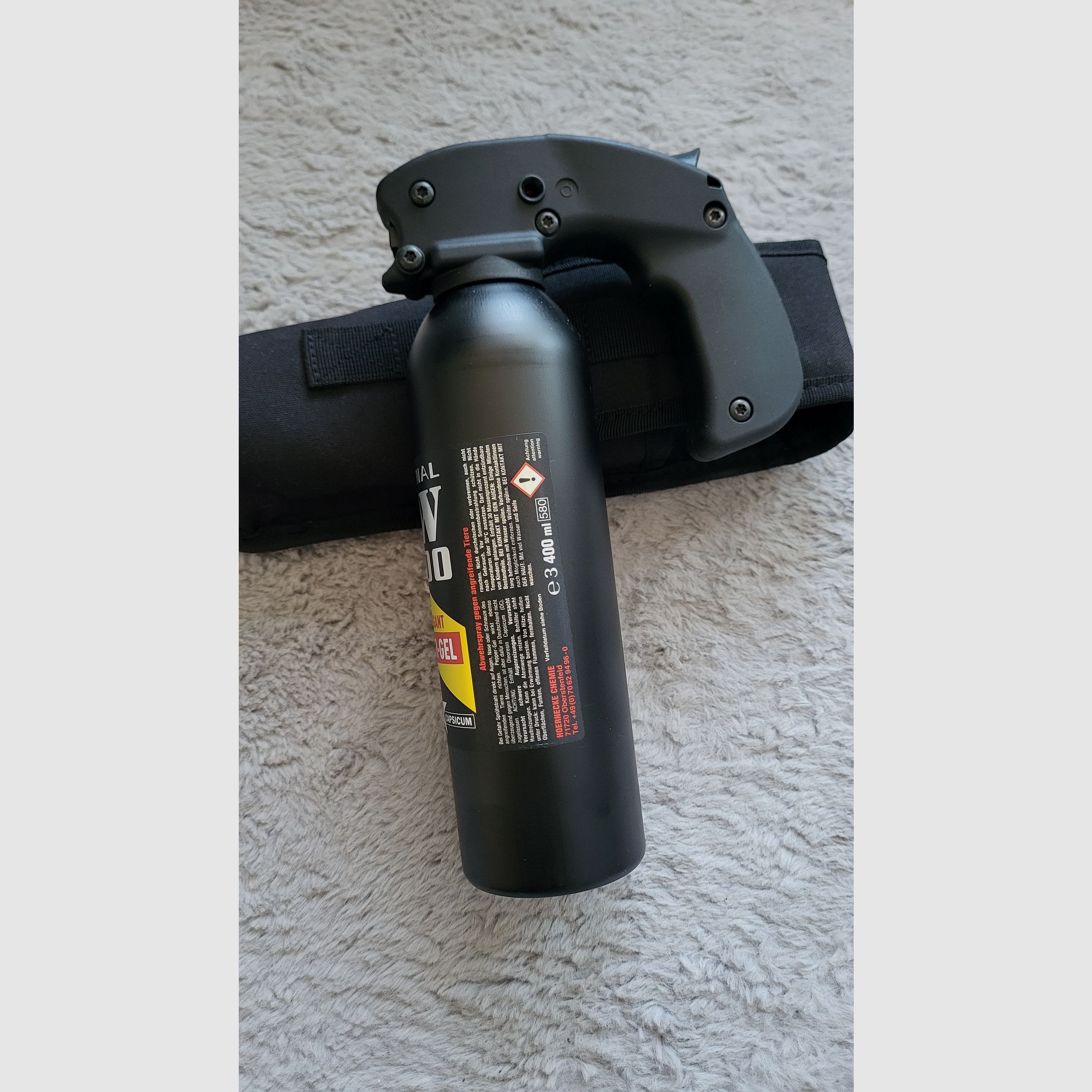 Pfeffergel TW1000 Super Gigant - 400 ml + Gürtelholster von Coptex 