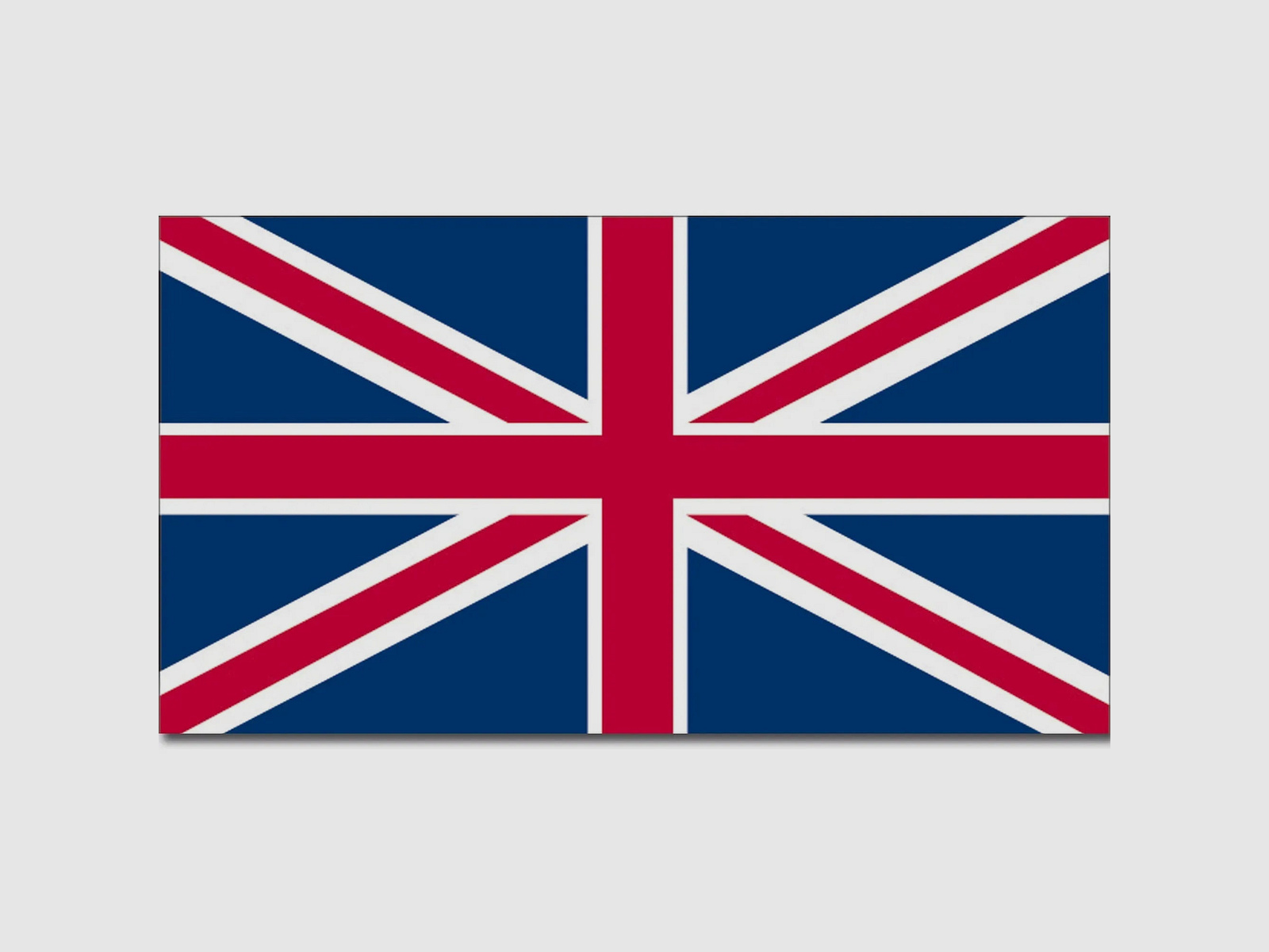 Diverse Flagge Großbritannien