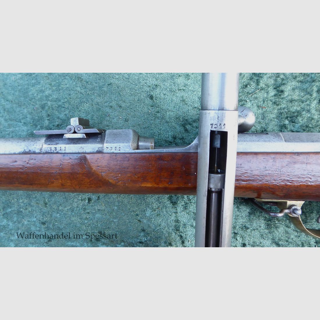 aguja de encendido fusil de infantería Mod.1862, Spandau de 1867.